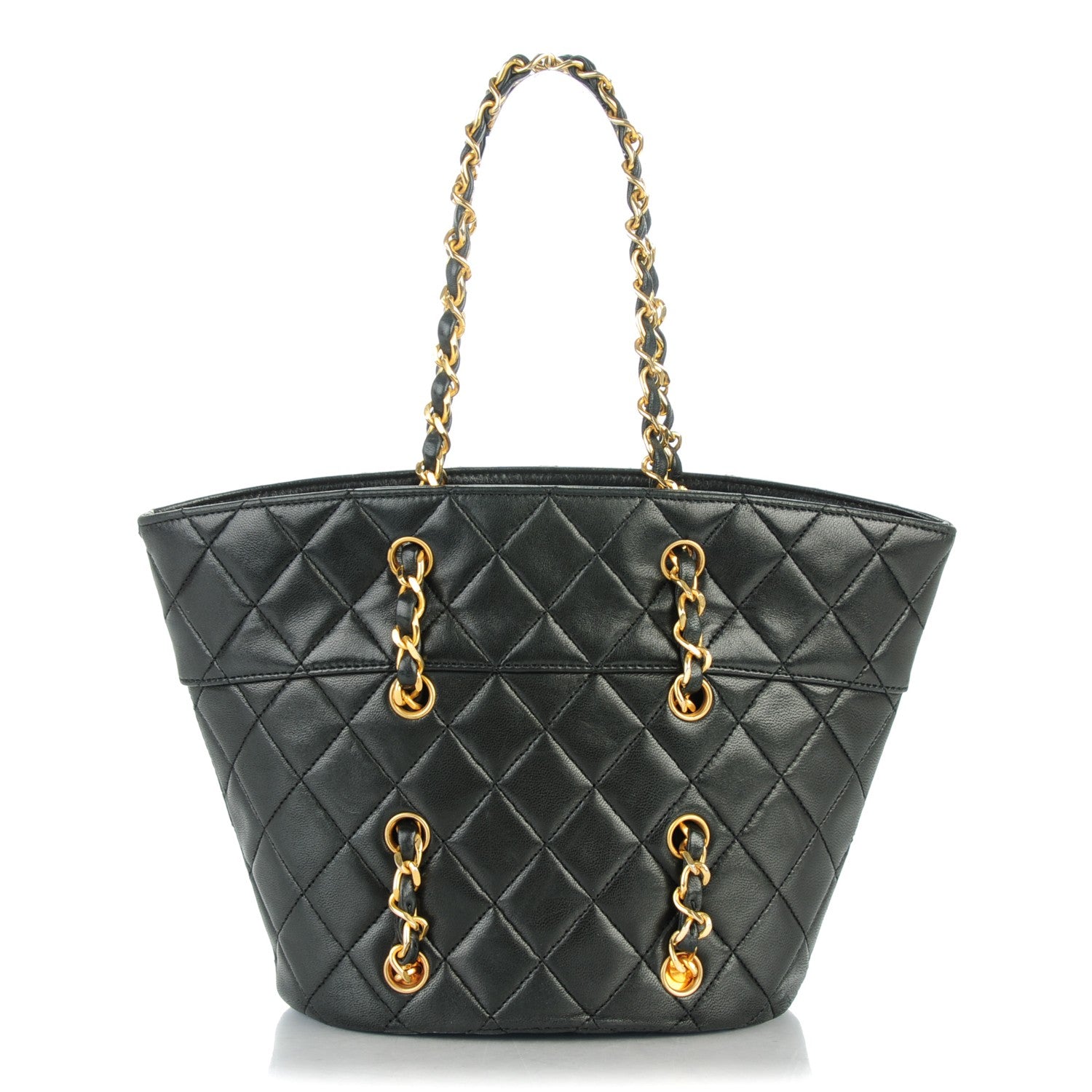 Chanel Lambskin Quilted Bag Black 1 of 8