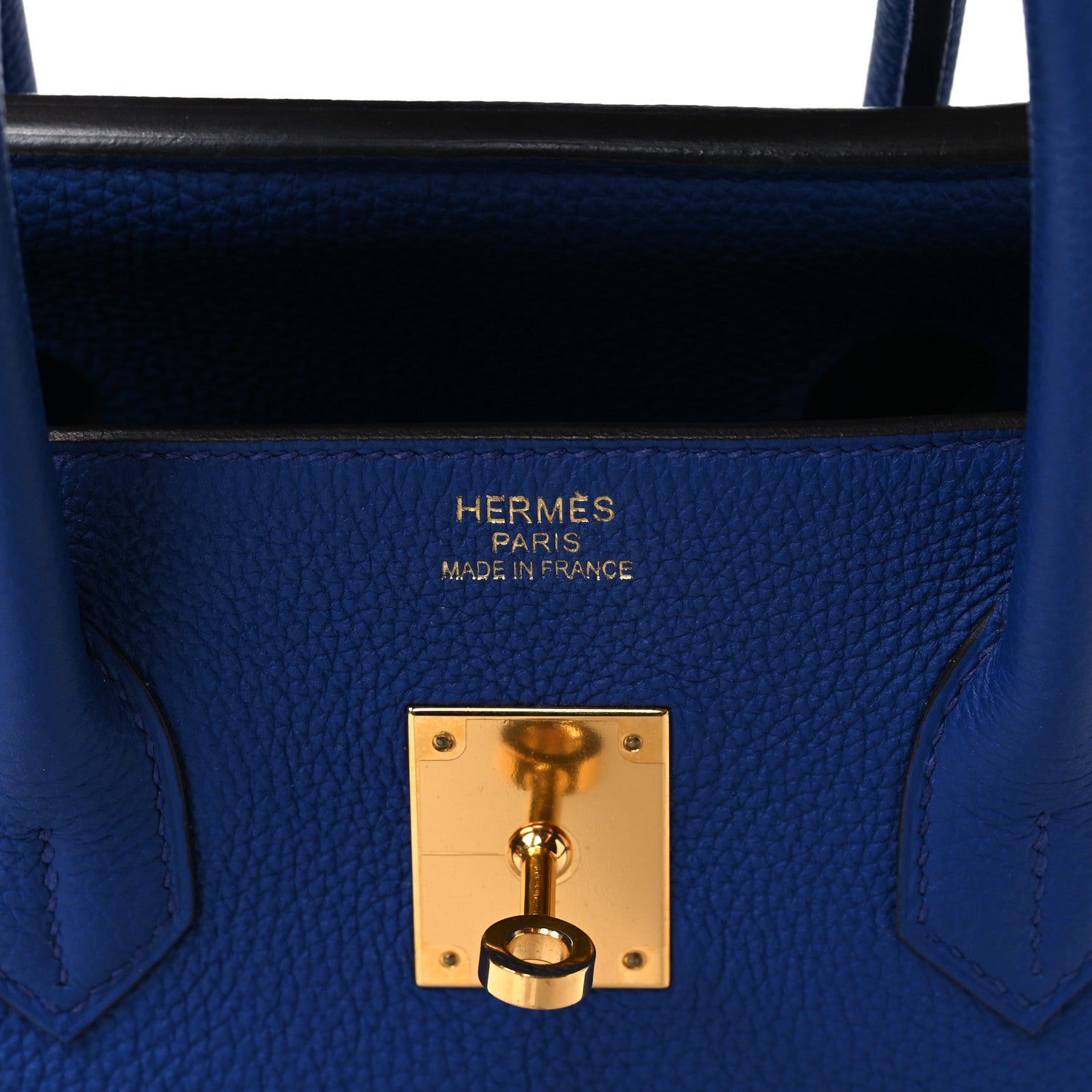 Hermes Togo Birkin 35 Bleu Electrique 5 of 9
