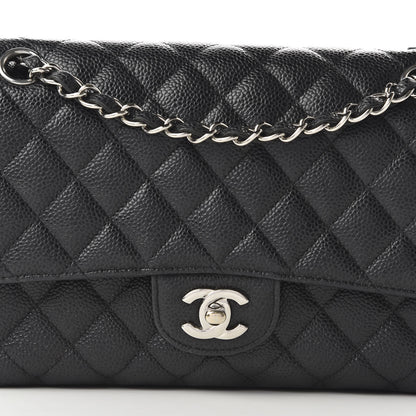 Chanel Caviar Quilted Medium Double Flap Black 10 of 10