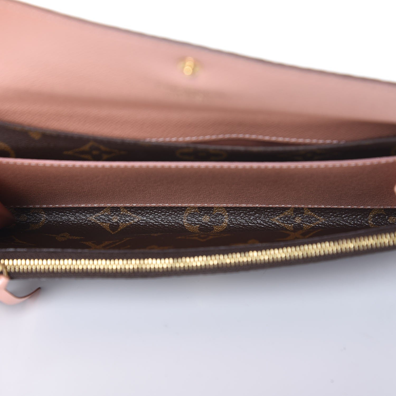 Louis Vuitton Monogram Emilie Wallet Rose Nacre 5 of 8