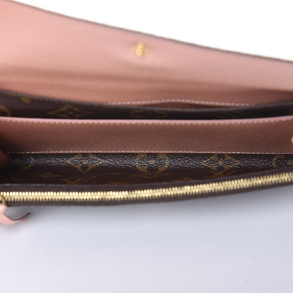Louis Vuitton Monogram Emilie Wallet Rose Nacre 5 of 8