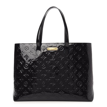 Louis Vuitton Vernis Wilshire MM Blue Infini 1 of 11