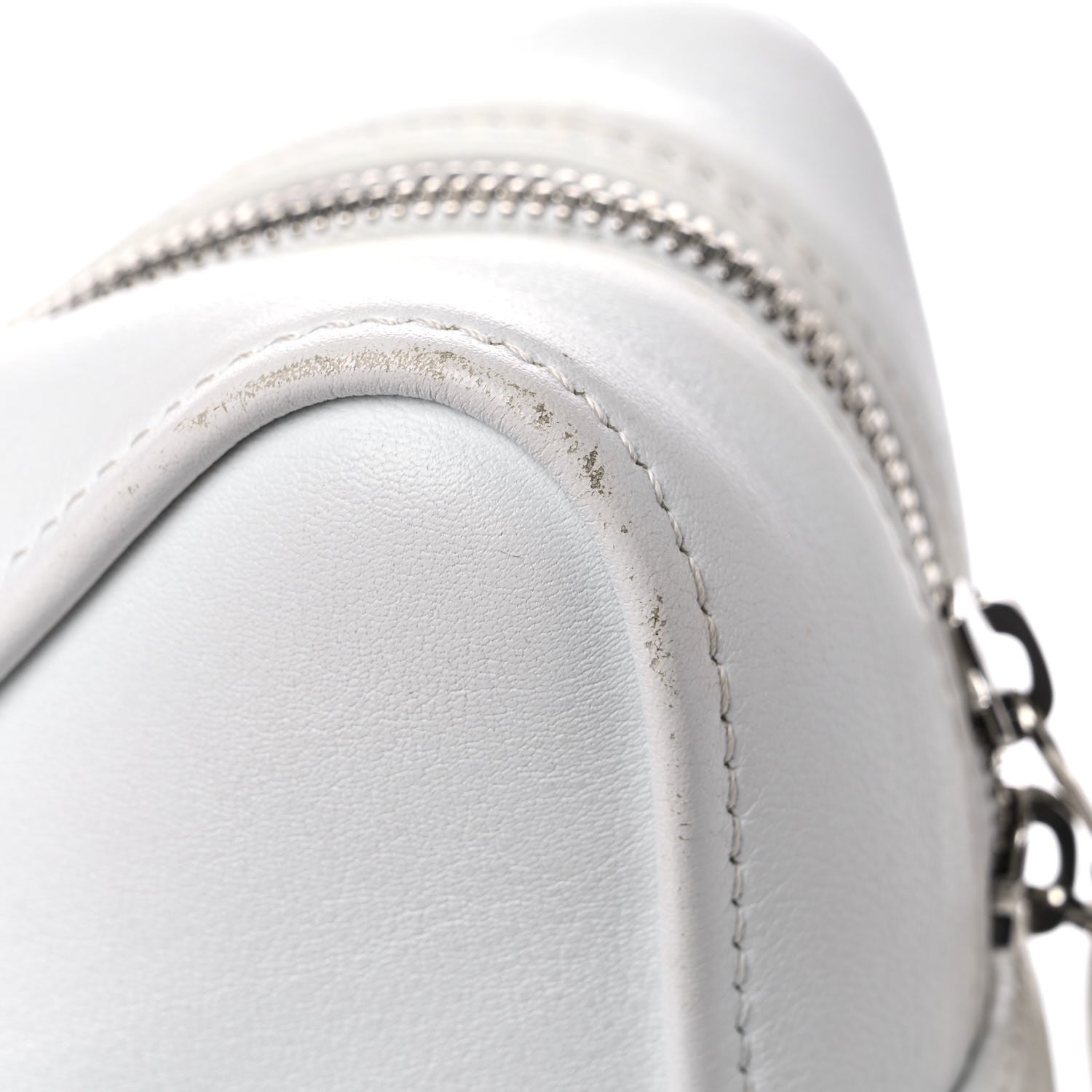 Balenciaga Calfskin S Triangle Duffle White 12 of 15
