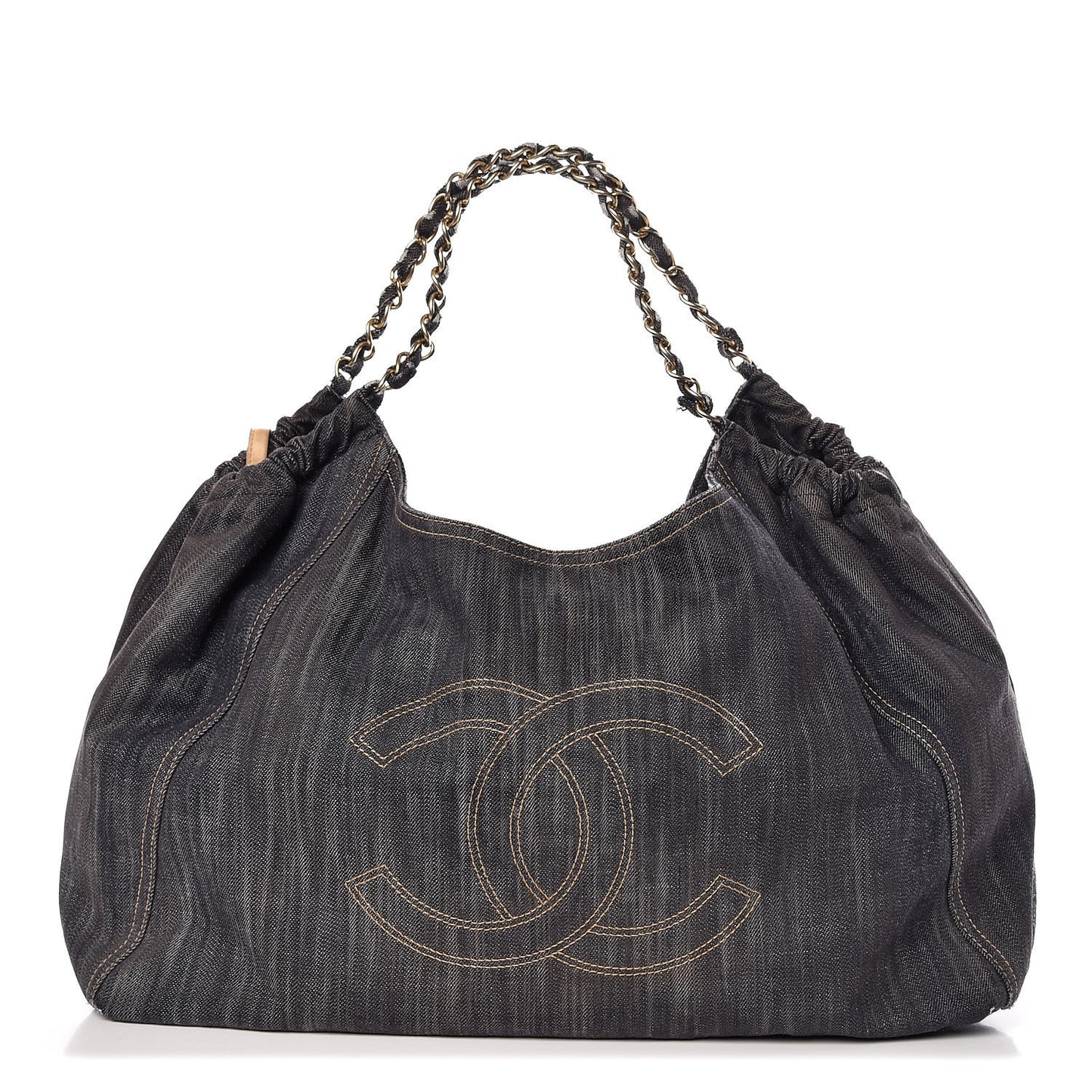 Denim XL Coco Cabas Tote Dark Blue
