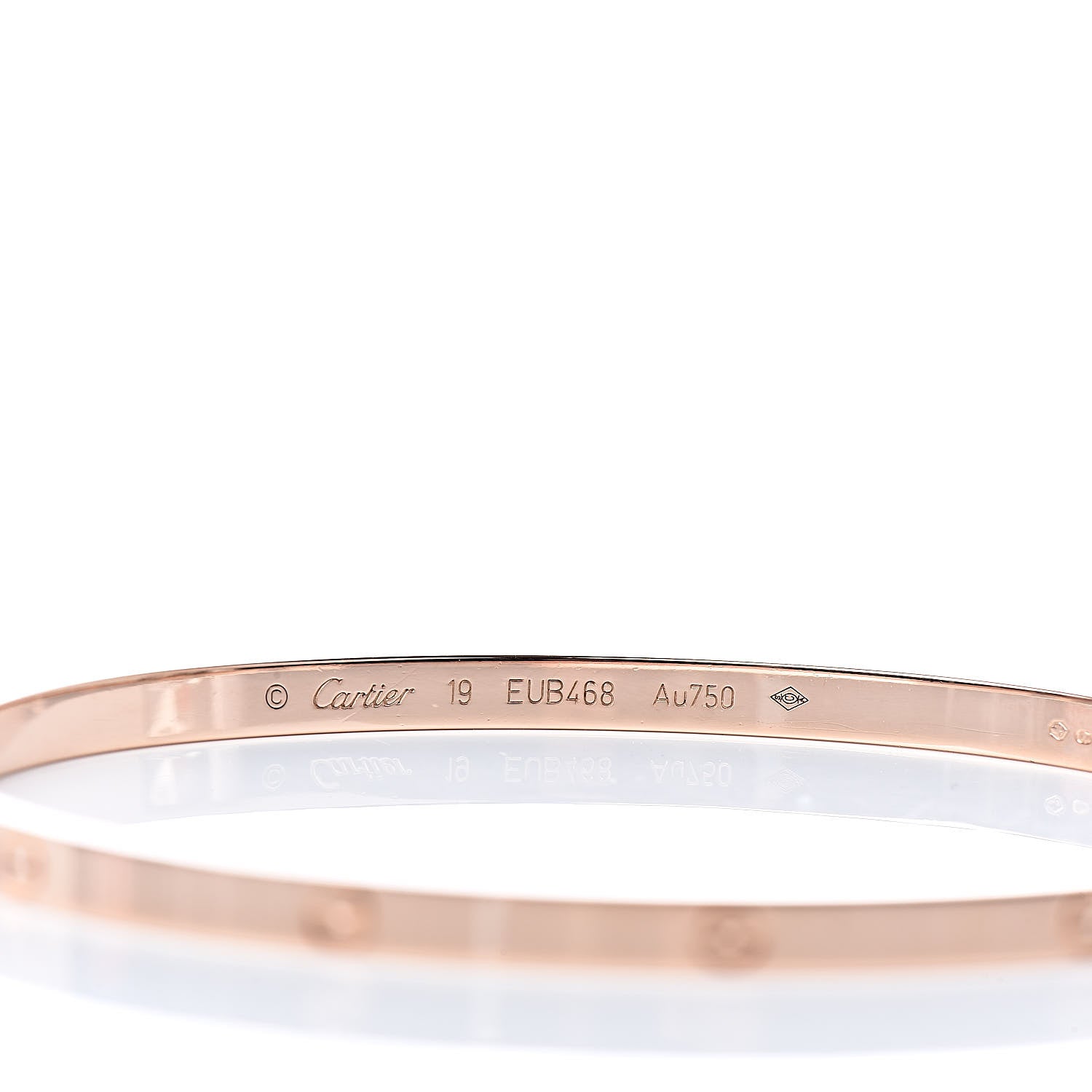 Cartier 18K Pink Gold Small LOVE Bracelet 19 4 of 4