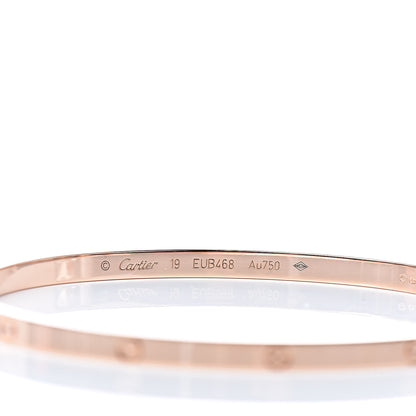 Cartier 18K Pink Gold Small LOVE Bracelet 19 4 of 4