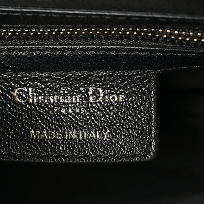 Christian Dior Shiny Goatskin Saddle Bag Black 6 of 10