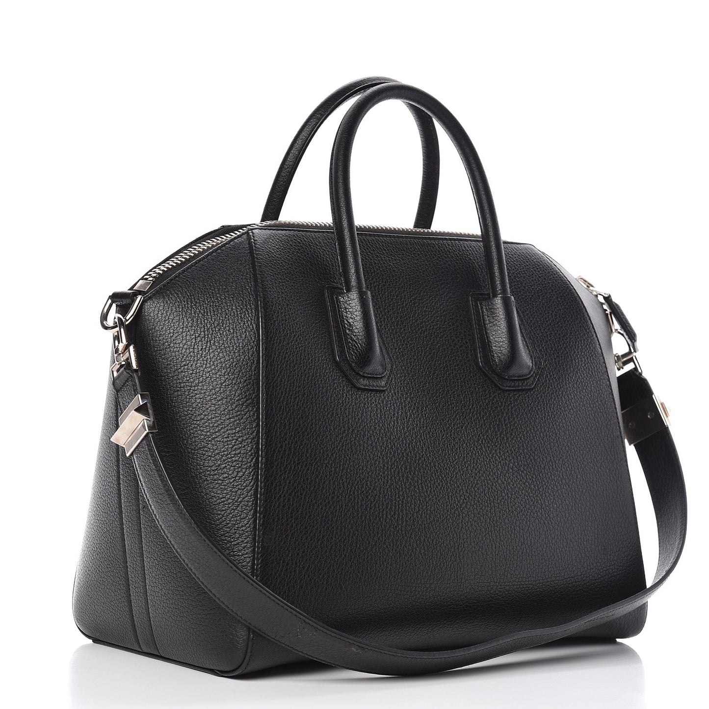 Sugar Goatskin Medium Antigona Black