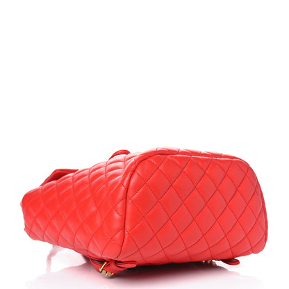Chanel Lambskin Quilted Small Urban Spirit Backpack Red 3 of 7