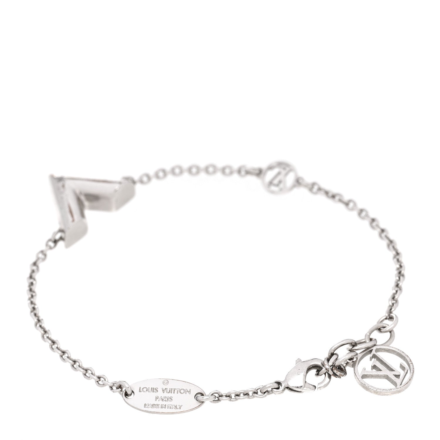 Louis Vuitton Essential V Supple Bracelet Silver 3 of 6