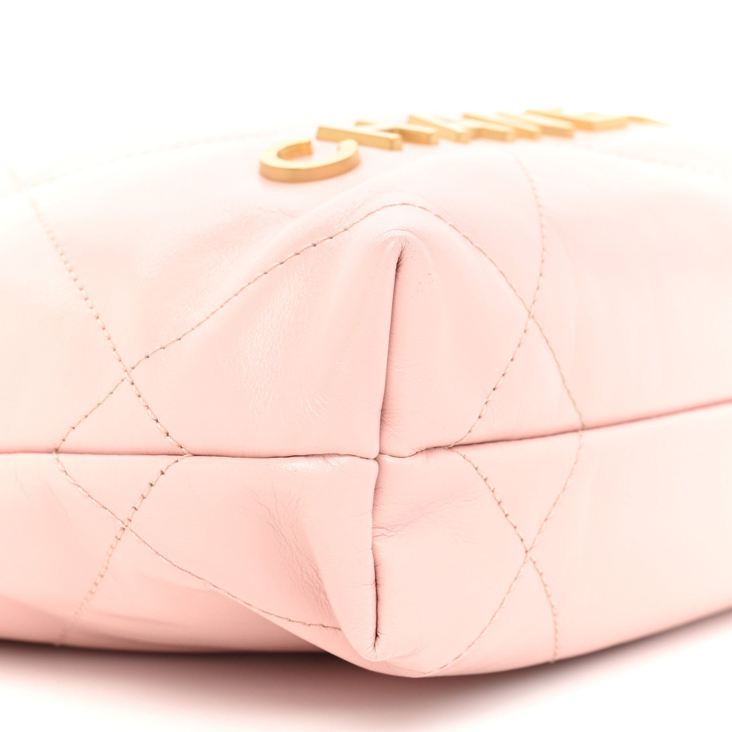 Chanel Shiny Calfskin Quilted Mini Chanel 22 Rose Clair 9 of 13