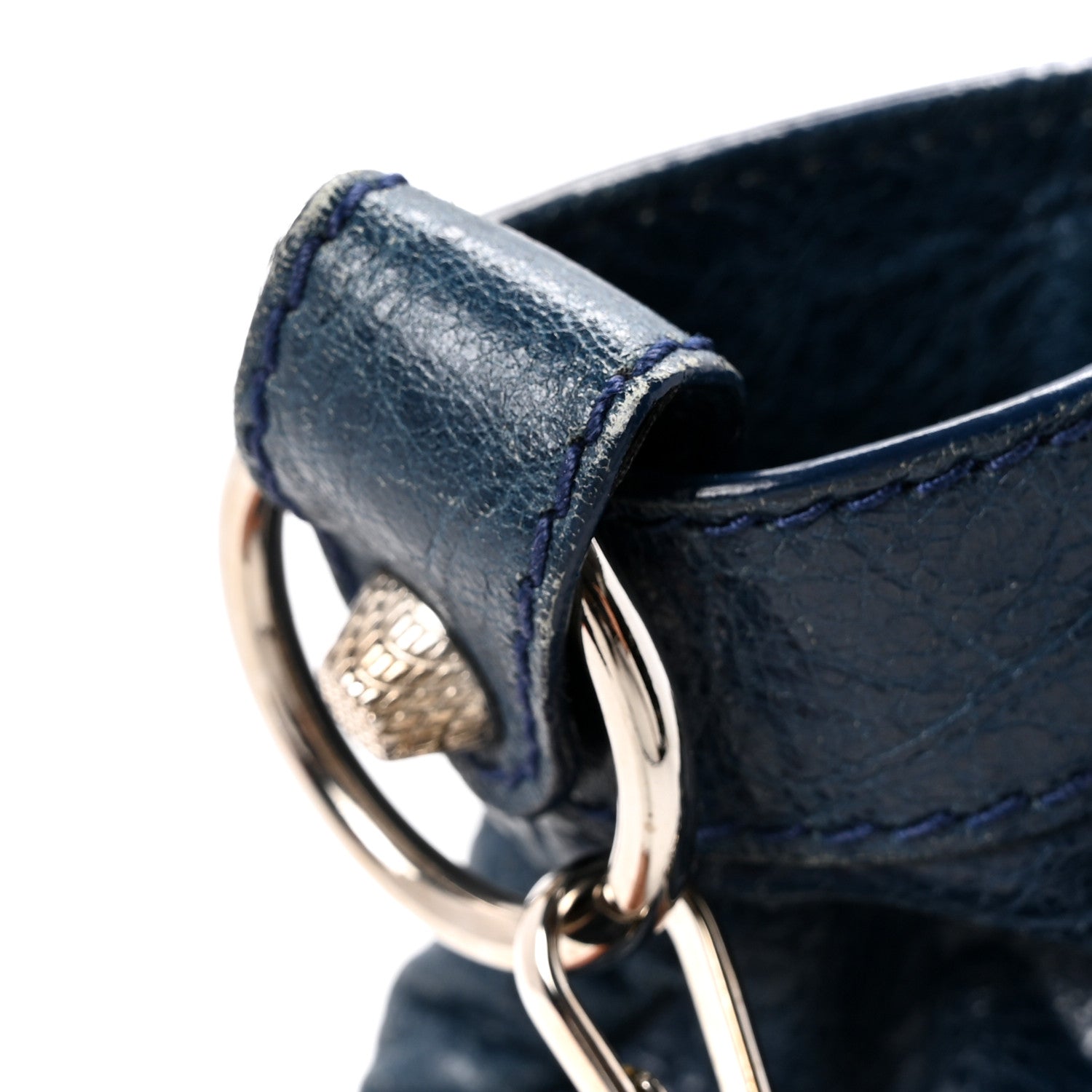 Balenciaga Agneau Giant 12 Silver Hardware Town Bleu Mineral 12 of 17
