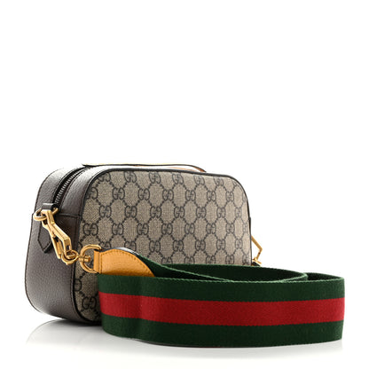 Gucci GG Supreme Monogram Web Neo Vintage Shoulder Bag Beige New Acero Crop 3 of 10