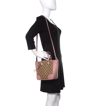 Gucci Monogram Small Bree Tote Beige Soft Pink 2 of 12