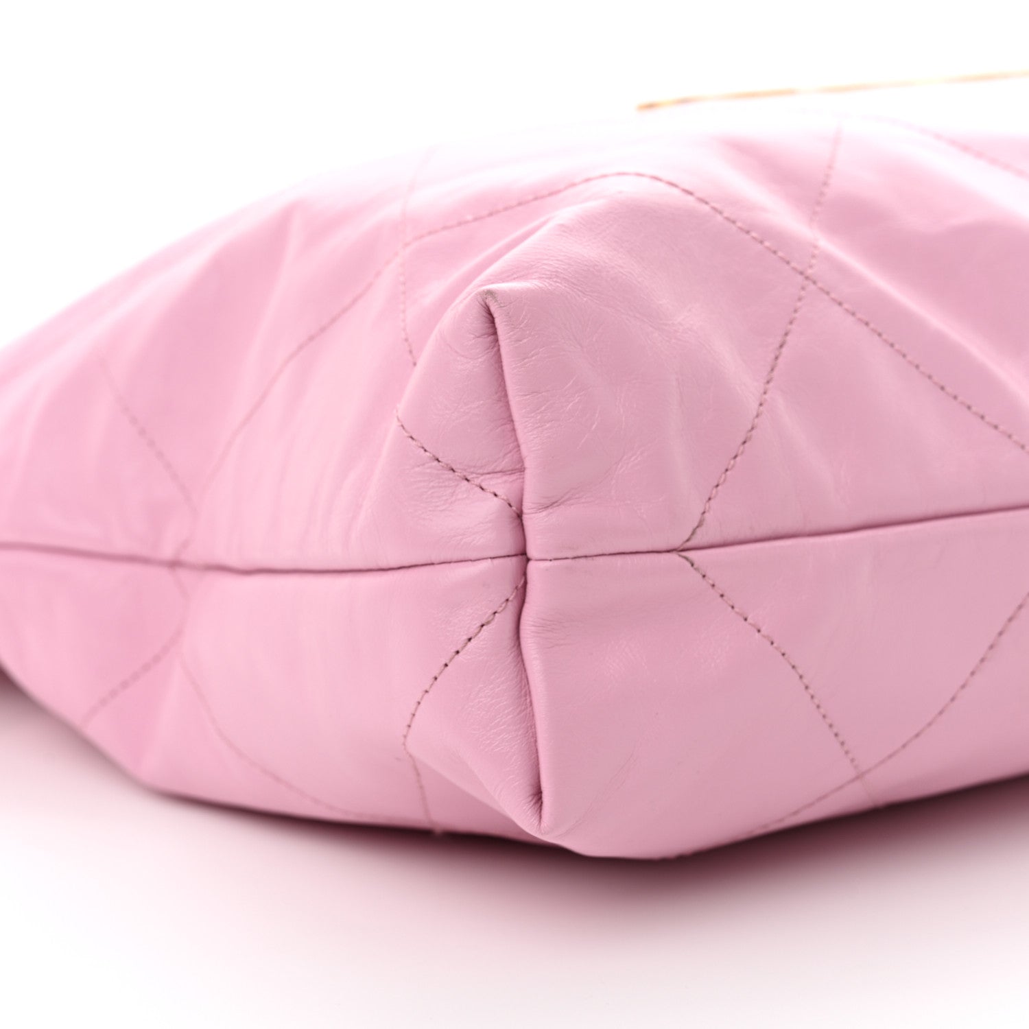 Chanel Shiny Calfskin Quilted Chanel 22 Dark Pink 10 of 11