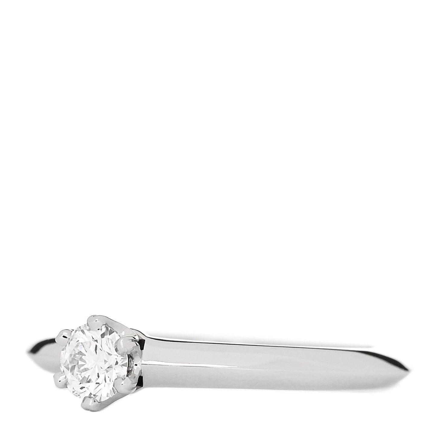 Platinum Diamond .18ct Solitaire Engagement Ring 48 4.5