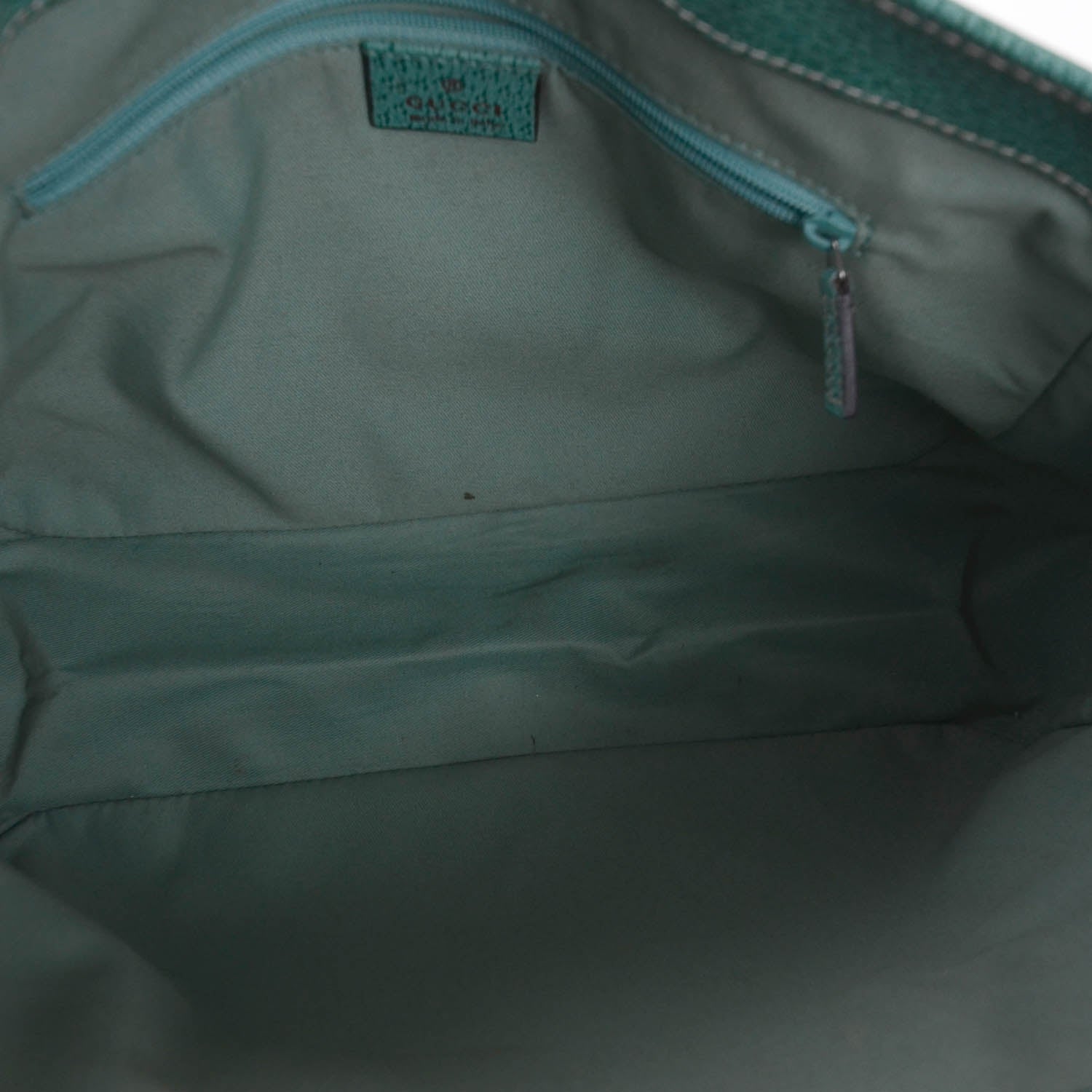 Gucci Monogram Tote Green 11 of 12