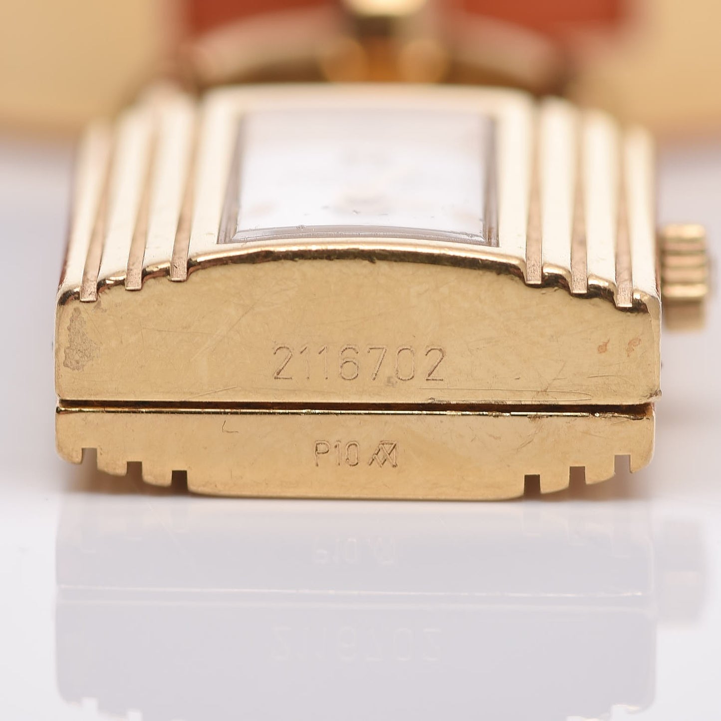 Stainless Steel Swift 20mm Kelly Cadena Quartz Watch Orange