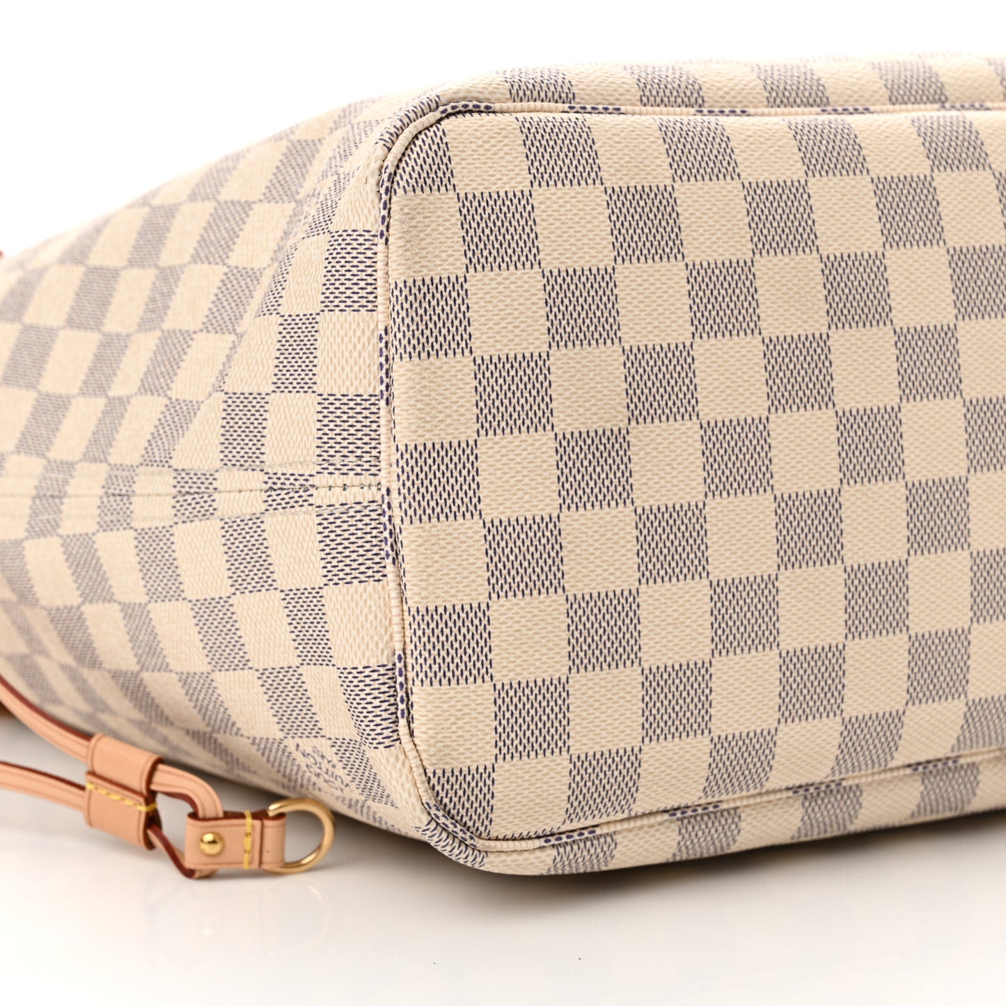 Damier Azur Neo Neverfull MM Rose Ballerine