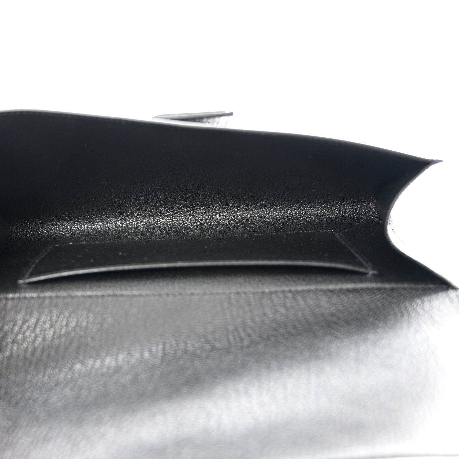 Hermes Chevre Mysore Medor 23 Clutch Black 5 of 9