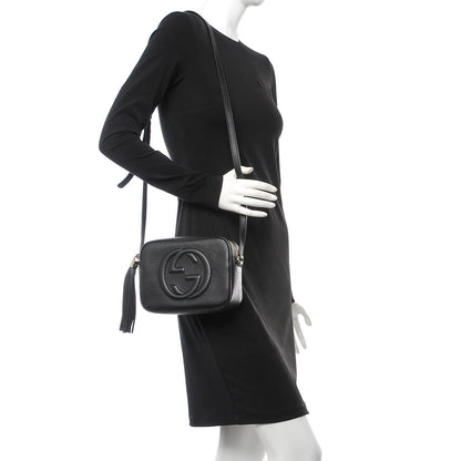 Gucci Pebbled Calfskin Small Soho Disco Bag Black 2 of 8