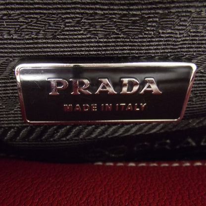 Prada Goatskin Cerniera Doctor Bag Rubino 7 of 9