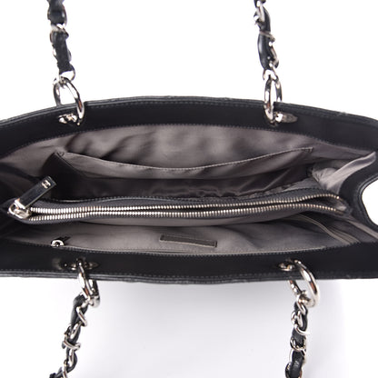 Chanel Caviar Quilted Grand Shopping Tote GST Dark Grey 5 of 10
