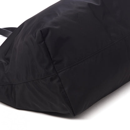 Prada Tessuto Nylon Saffiano Shopping Tote Black 6 of 8