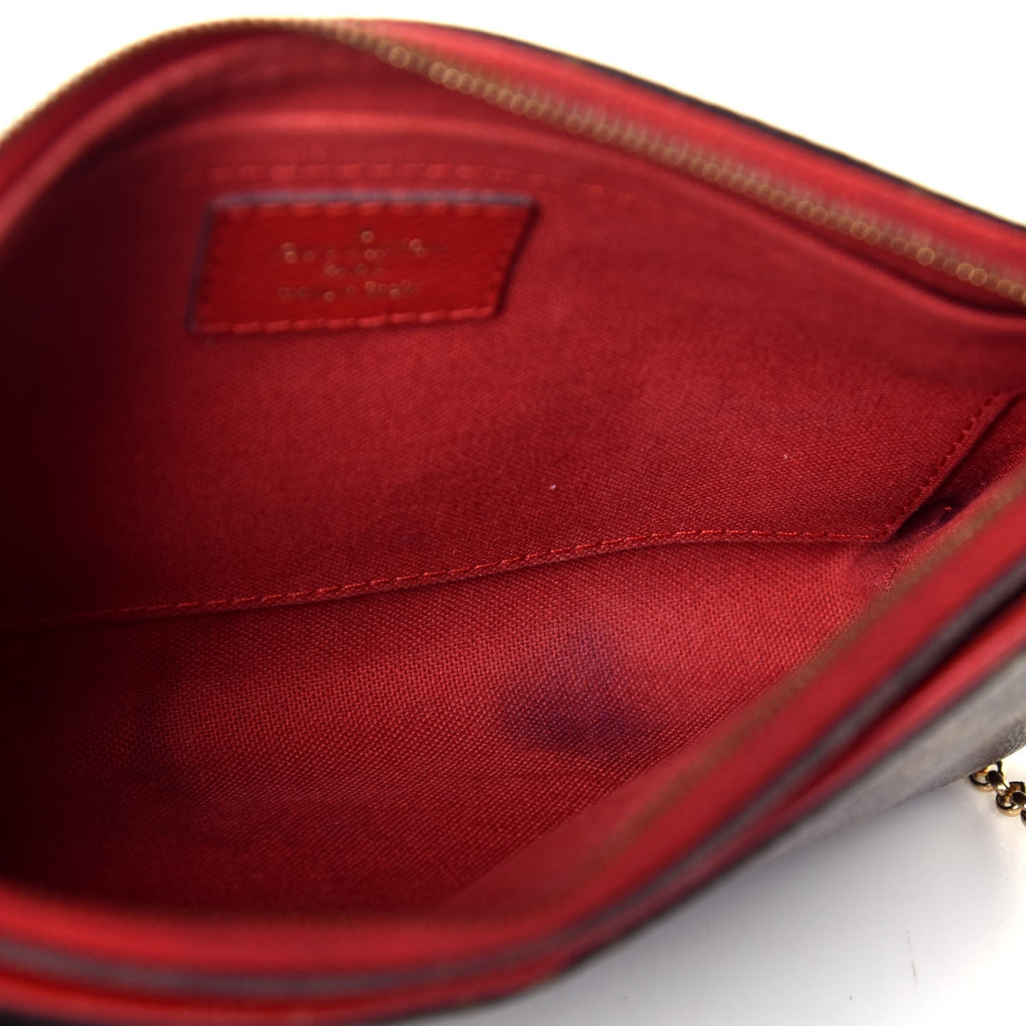 Monogram Pallas Clutch Cherry