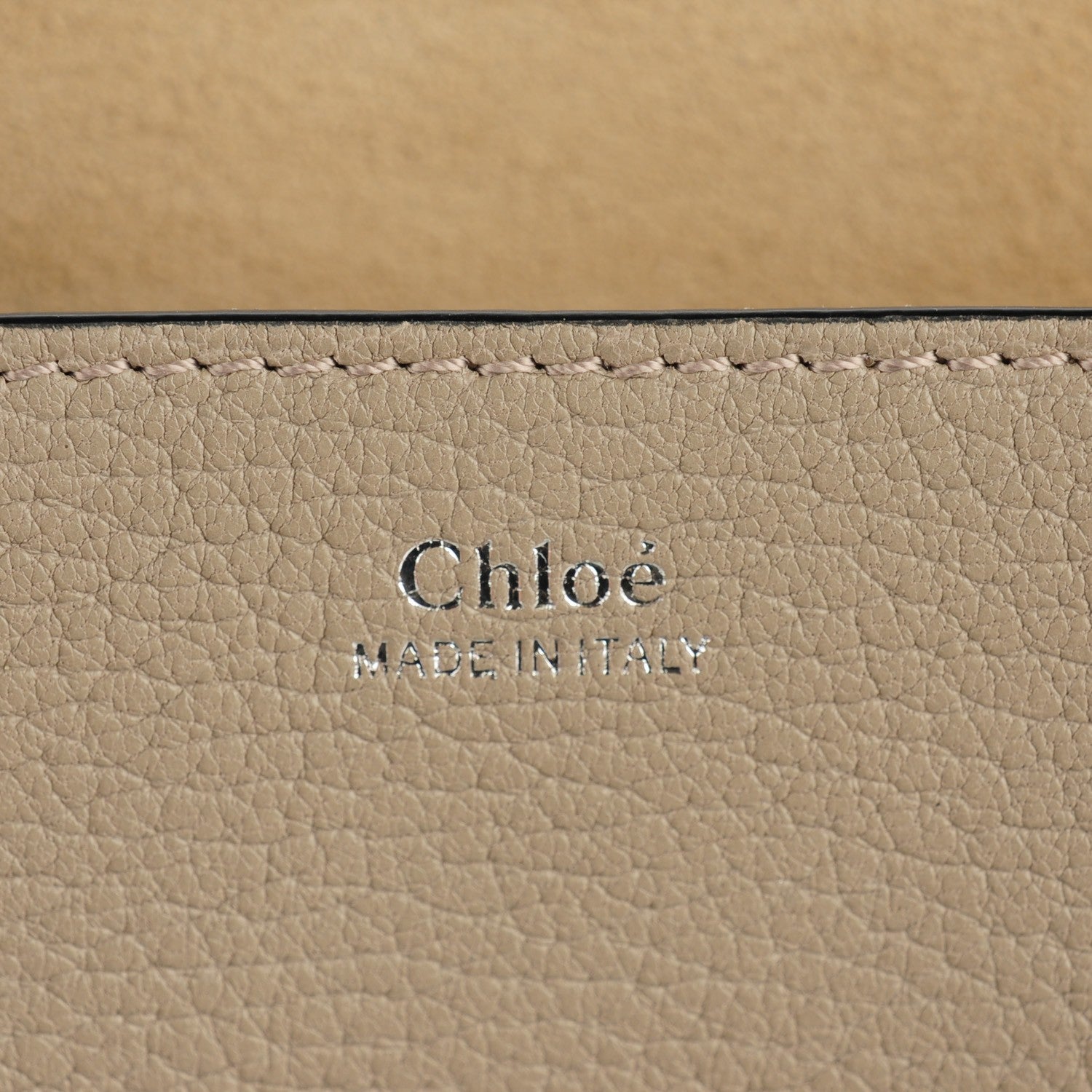 Chloe Grained Lambskin Drew Shoulder Bag Motty Grey 6 of 9