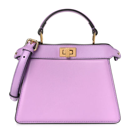 Fendi Shiny Nappa Petite Peekaboo I SEE U Satchel Violetta 1 of 9