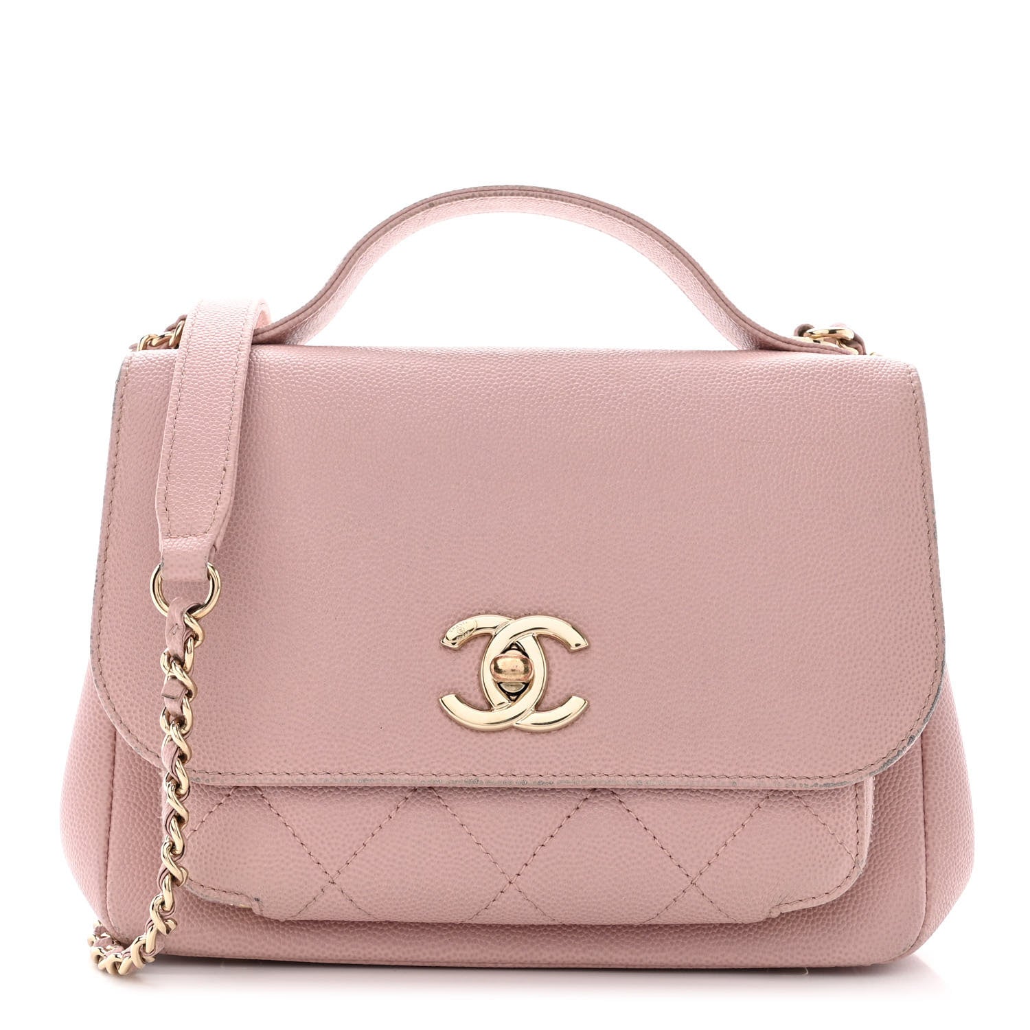 Chanel Caviar Quilted Small Business Affinity Flap Light Pink 1 of 21