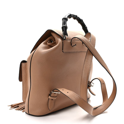 Gucci Cellarius Calfskin Medium Bamboo Backpack Camelia 3 of 9