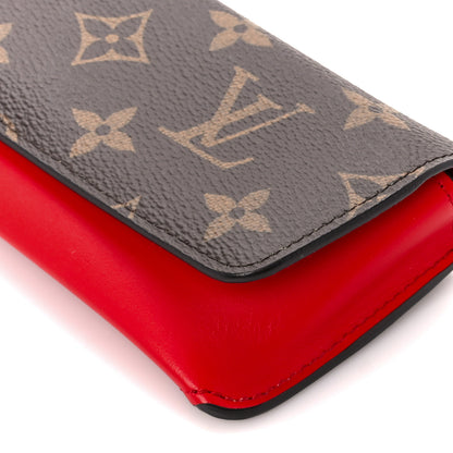 Louis Vuitton Monogram Woody Glasses Case Rouge 10 of 13
