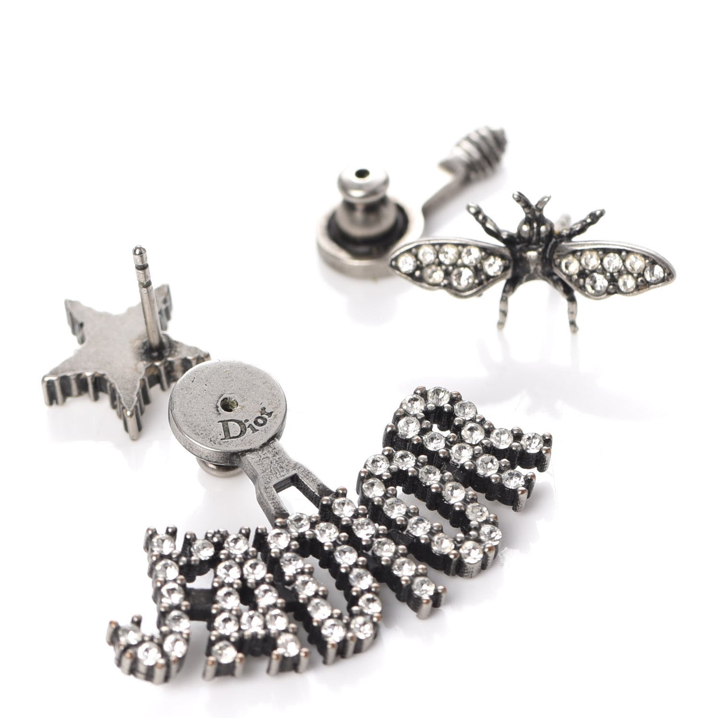 Palladium Crystal J'adior Earrings