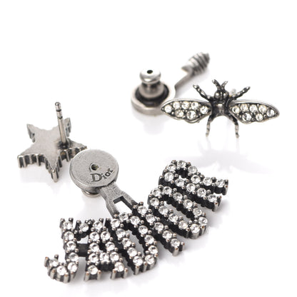 Christian Dior Palladium Crystal J'adior Earrings 4 of 4