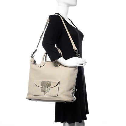 Loewe Calfskin Shoulder Bag Ivory 2 of 10