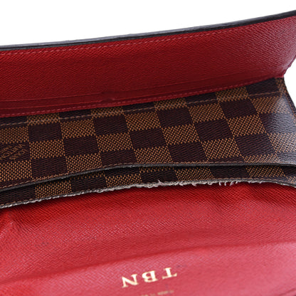 Louis Vuitton Damier Ebene Josephine Wallet Red 11 of 13