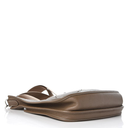 Hermes Taurillon Clemence Evelyne III PM Etoupe 4 of 30