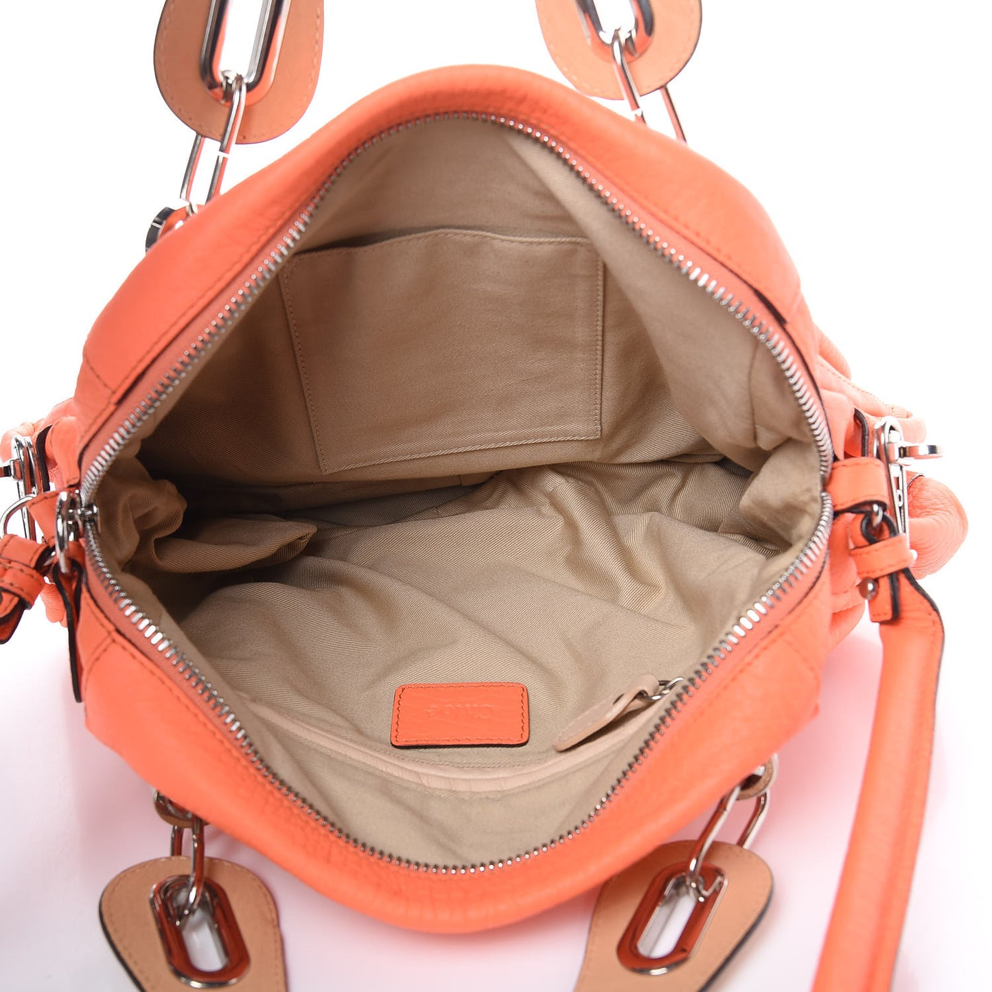Calfskin Medium Paraty Orange Fizz