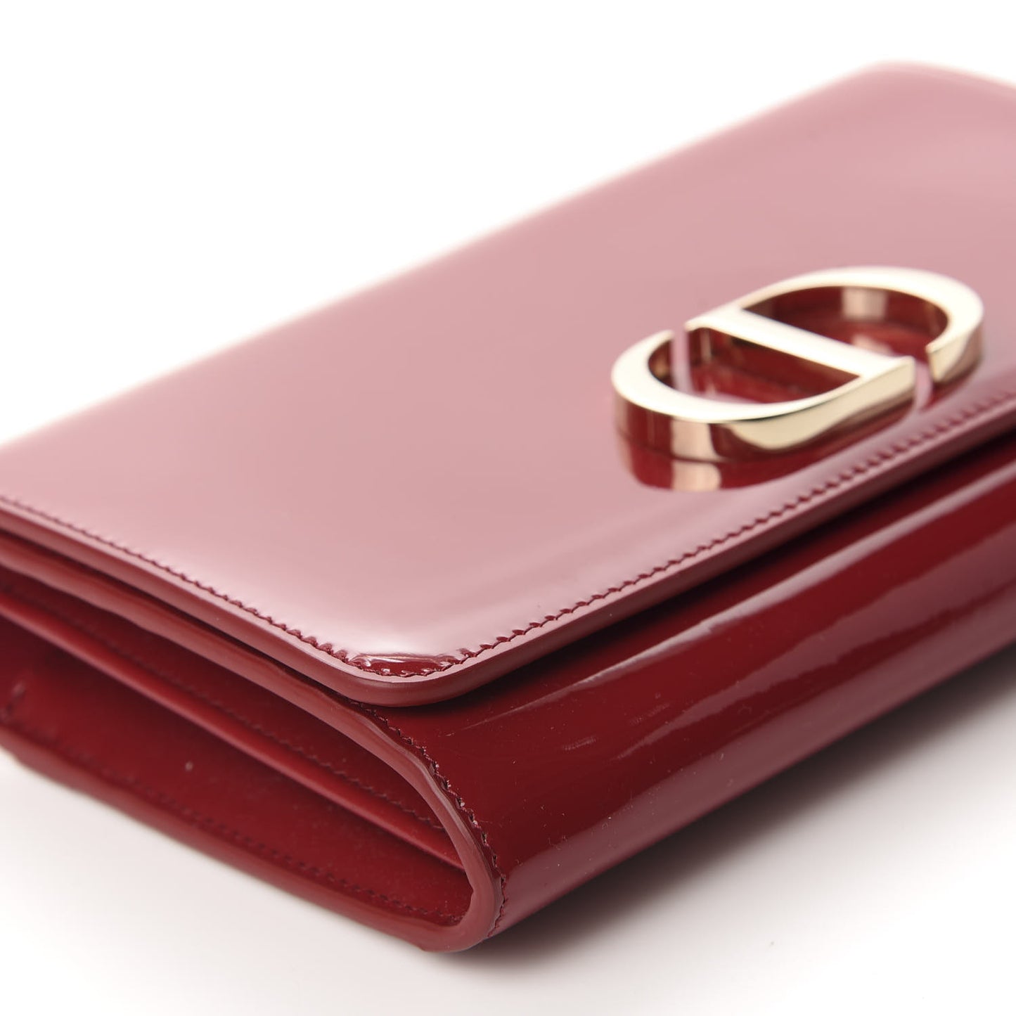 Patent 30 Montaigne Pouch Cherry Red