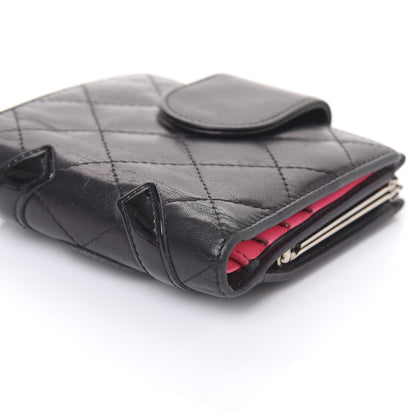 Chanel Calfskin Quilted Cambon Bi-Fold Wallet Black 6 of 11