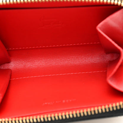 Christian Louboutin Calfskin Loubinthesky Panettone Coin Purse Black 5 of 6