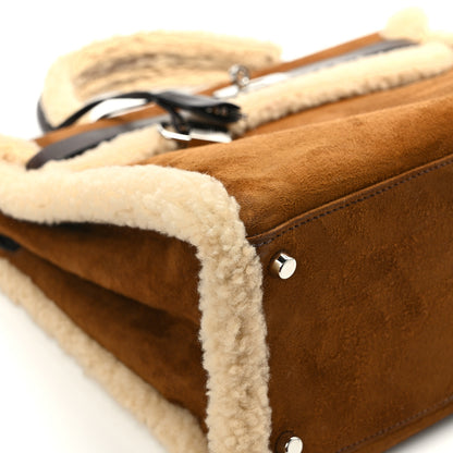 Hermes Veau Doblis Mouton Shearling Swift Teddy Kelly 35 Alezan Ebene 10 of 13