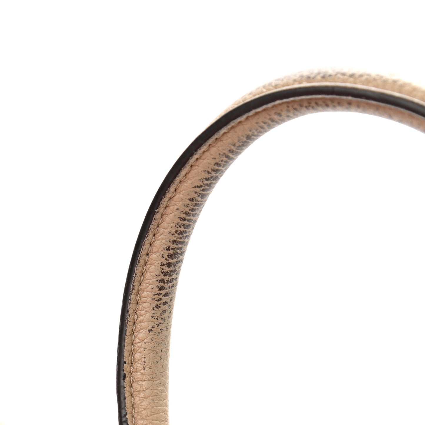 Drummed Calfskin Micro Luggage Dune