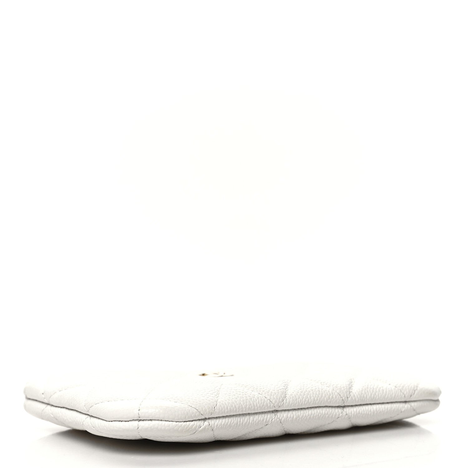 Chanel Caviar Quilted Small Pouch White 5 of 9