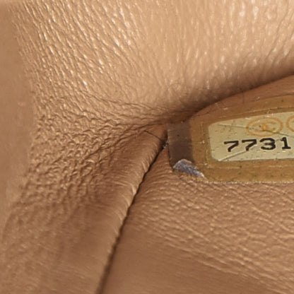 Chanel Caviar Quilted Medium Double Flap Beige 7 of 7