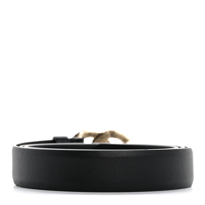 Chanel Calfskin Pearl Crystal Queen of France CC Belt 90 36 Black 2 of 6
