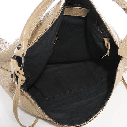 Balenciaga Agneau Classic Hardware Day Hobo Latte Beige 5 of 11