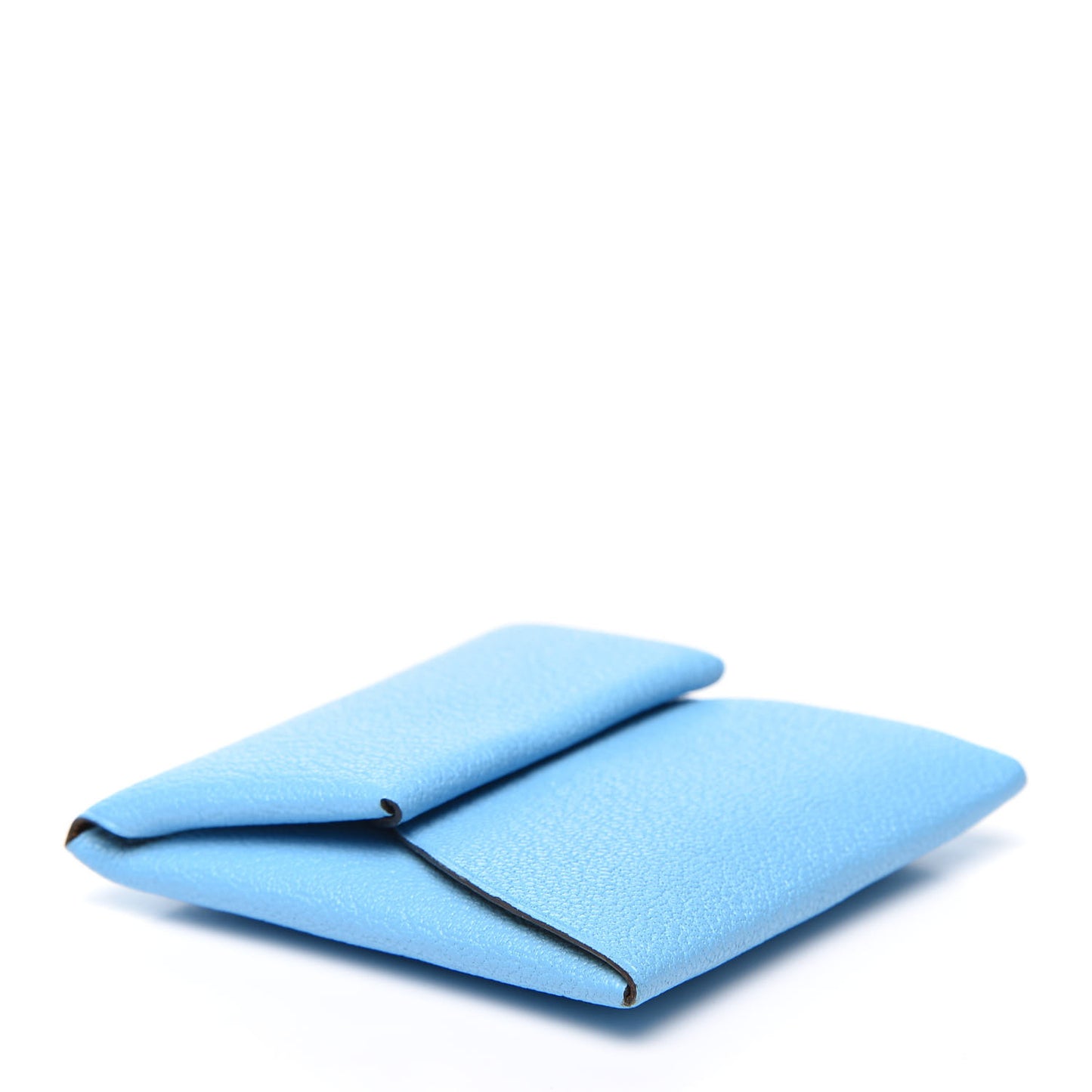 Chevre Mysore Bastia Verso Coin Purse Celeste Kraft